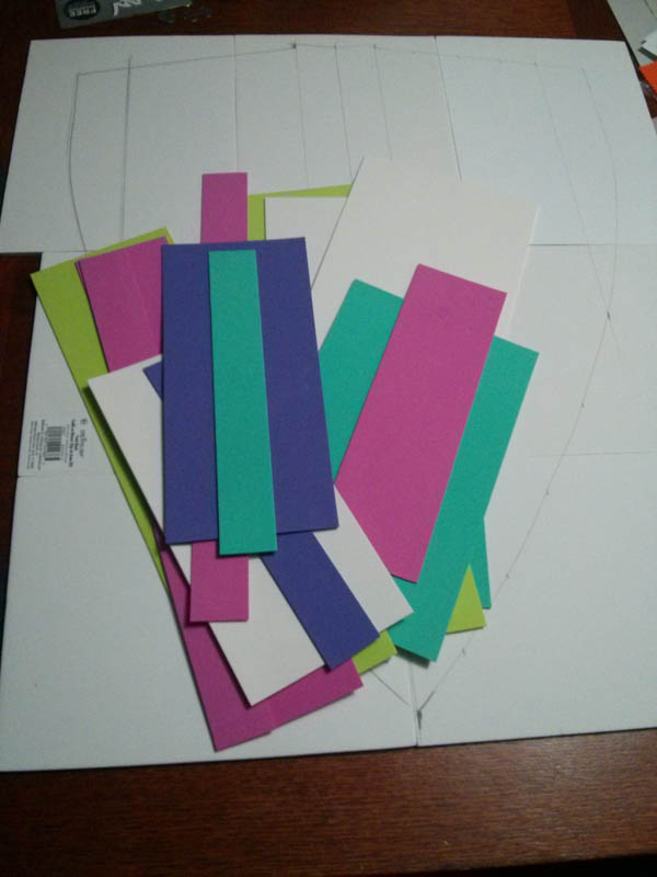 Foam Strips and Base Foam strips and base layer